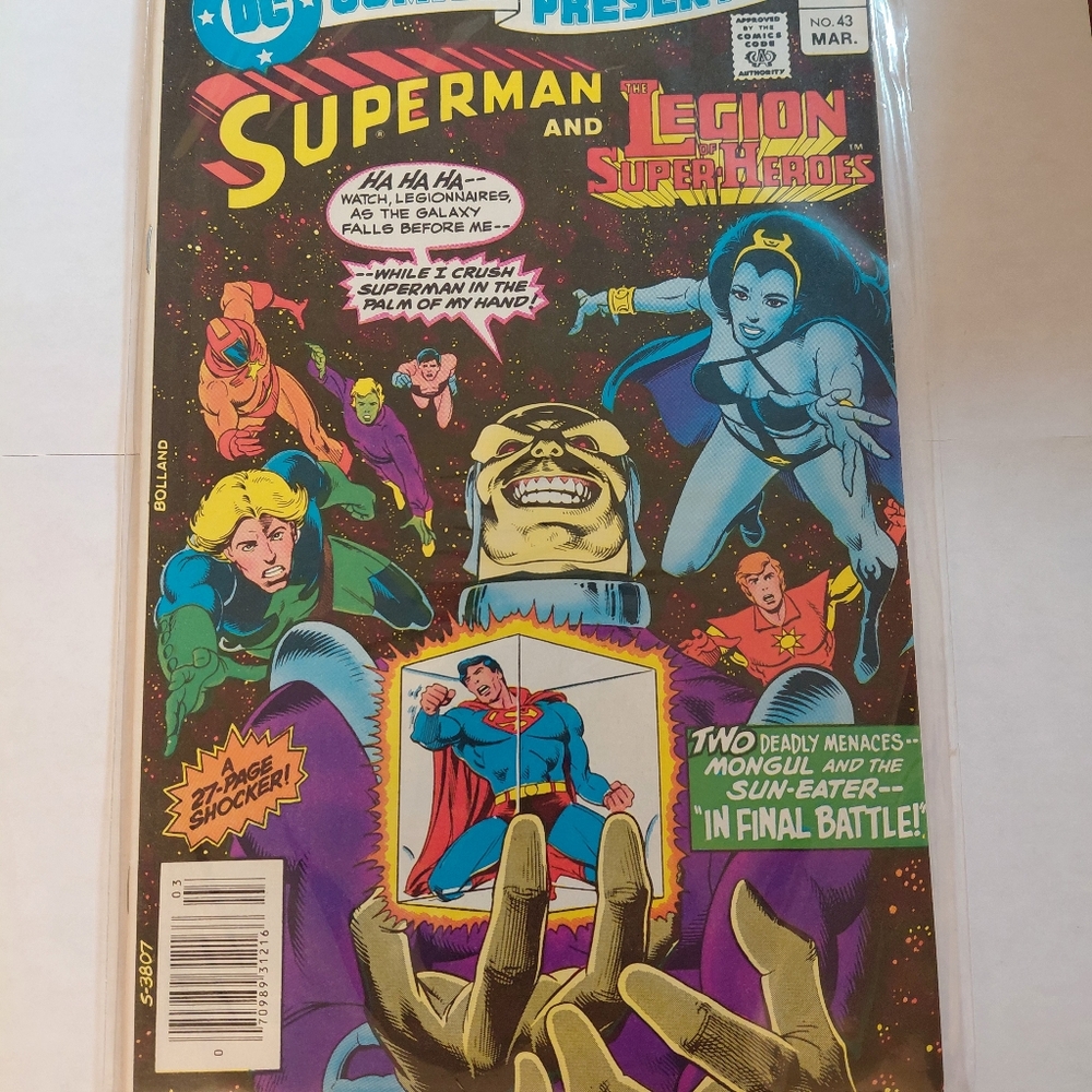 DC Comics Superman and Legion Super-Heroes Issue #43-1982